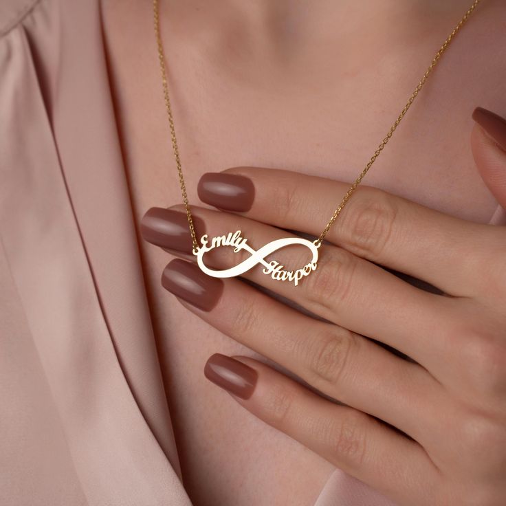 Couple Infinity Necklace